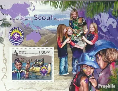 Produktbild von Briefmarken Salomoninseln 2013 Mi Block 126 (kompl. Ausg.) postfrisch Pfadfinder