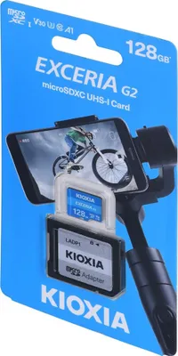 Obrázok produktu pre KIOXIA Kioxia EXCERIA G2 128 GB MicroSDHC UHS-III Class 10