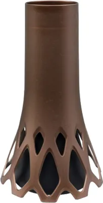 Image de Vase de cimetière ROSETA avec poids bronze d9x30cm 1l