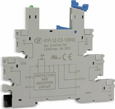 Produktbild von HONGFA Relaisfassung HF41-1Z-C2-1