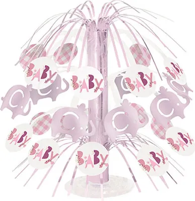Produktbild von Kaskade Elefant Floral Pink ca. 21cm
