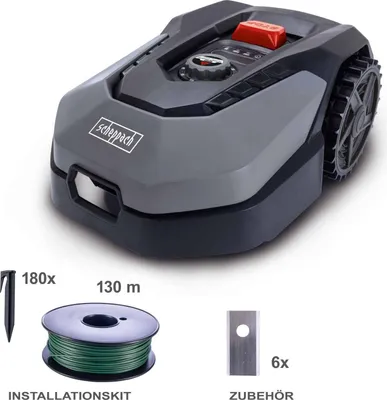 Produktbild von Scheppach Rasenmähroboter RoboCut XL600 | bis 600 m² Rasenfläche | Schnittbreite 180 mm | Schnitthöhe 20 – 60 mm stufenlos | 55 dB | via App bedienbar