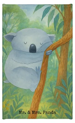 Produktbild von Mr. & Mrs. Panda Handtuch Koalabär Design - Weiß - Geschenk, Gästehandtuch 30x50, Traum, Lustige Sprüche, Traumland, Bär, Klein, Gästetuch, badezimmer, schlafen, Koala
