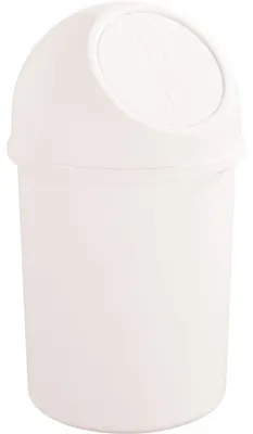 Immagine prodotto di helit Abfalleimer mit Push-Einwurfklappe, 6 Liter, weiá