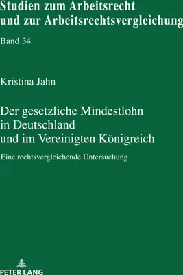 Produktbild von Der gesetzliche Mindestlohn in Deutschland und im Vereinigten Königreich