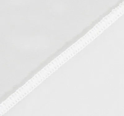 Produktbild von Gardinen Stores Creme 300cm x 220cm Vorhang Kräuselband mit Bleiband Voile transparent