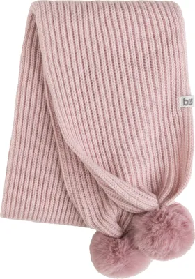 Produktbild von Baby's Only Schal mit pompon Cool - Alt Rosa - 3-8 Jahre - 100% Polyacryl