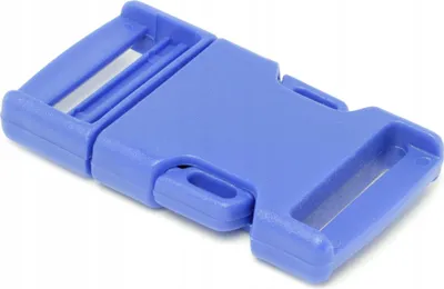 Produktbild von 10 Stück Kunststoffschnallen, 25 mm, Kornblumenblau