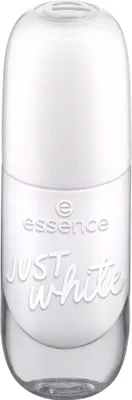 Produktbild von Essence Gel Nail, 8 ml, Weiß, JUST white, Färbung, Metallisch, Flasche