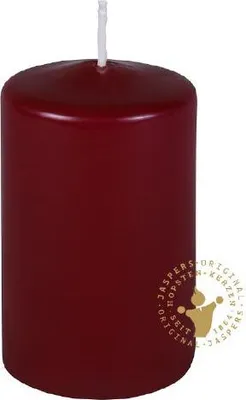 Produktbild von Stumpenkerzen bordeaux 80 x 50 mm, 20 Stück