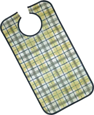 Produktbild von PFLEGE POINT® Ess-Schürze mit Druckknöpfen blau-beige