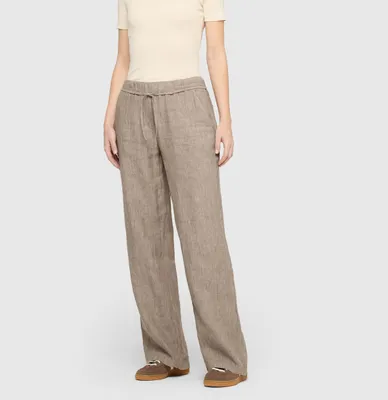 Produktbild von - MAC JEANS - CHIARA BELT, Pure linen - Wide Fit - 3447-00-0294L-236M - braun Größe 44/32