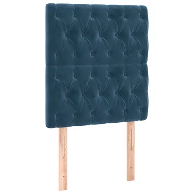 Produktbild von Kopfteil Dunkelblau 80x7x118/128 cm Samt