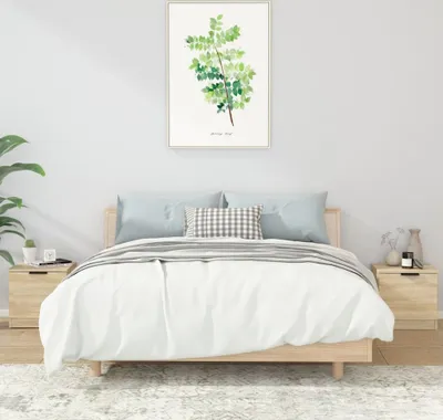 Immagine prodotto di vidaXL Comodini 2 pezzi rovere Sonoma 40x39x40 cm