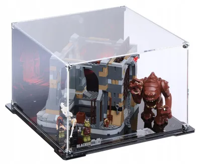 Image de Vitrine noire pour LEGO® 75005 Star Wars – Rancor™ Pit, avec fond imprimé