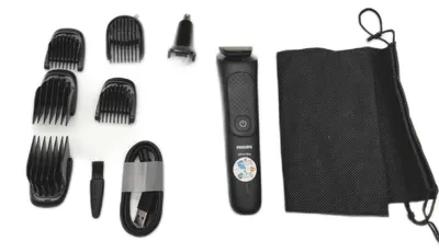Produktbild von Philips All-in-One Trimmer 3000 Series MG3930/15 7-in-1-Trimmer, Schwarz, 0,5 mm, 1,6 cm, 1 mm, Universal, Gesicht, Kopf, Nase, Ohr