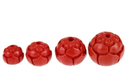 Immagine prodotto di Set di 20 perline rosse per la creazione di gioielli