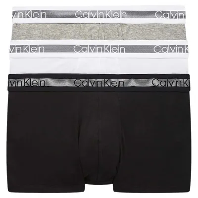Produktbild von Calvin Klein Underwear Trunk 3 Pack Grey Heather / Black / White XL