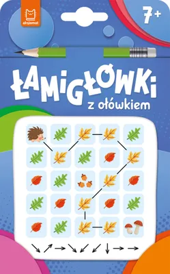 Produktbild von Łamigłówki Z Ołówkiem 7+. Książeczka Niebieska