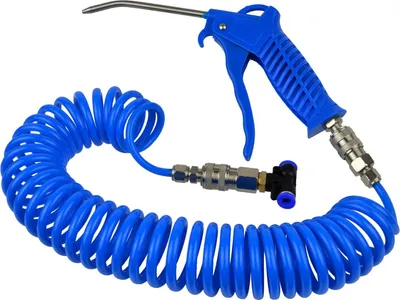 Immagine prodotto di Pistola di soffiaggio ad aria compressa con tubo spiralato 5 m