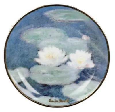 Produktbild von Goebel Miniteller Claude Monet - Seerosen, Dekoteller, Teller, Artis Orbis, Fine Bone China, Bunt, 10 cm, 67063101