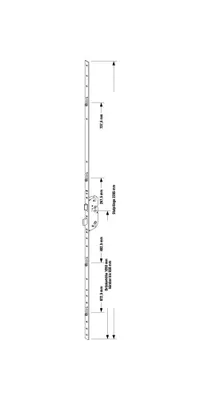 Produktbild von BKS Sicherheitstürverschluss Secury Rollenzapfen PZW 20/65/92/10mm F-St.silber - 6-26465-05-0-1