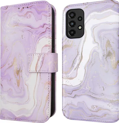 Obrázok produktu pre imoshion Designová knižnica pre Samsung Galaxy A33 - Fialový mramor