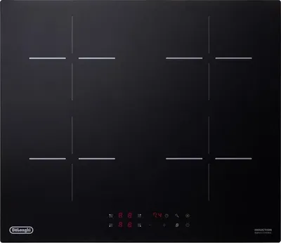 Immagine prodotto di De Longhi YLI 60 Piano Cottura Da incasso 59 cm a Induzione 4 Fornelli Nero