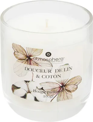 Produktbild von Duftkerze glocke "oudy" 200g baumwollblüte  - Atmosphera créateur d'intérieur