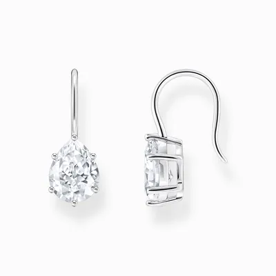 Produktbild von Thomas Sabo Ohrhänger Damen Weißer Zirkonia-Tropfen Silber H2290-051-14