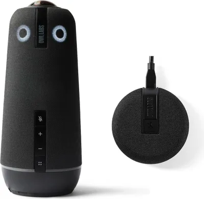 Produktbild von Owl Labs Meeting Owl 4+ + Expansion Mic (Charcoal) (Bnd405-0012)