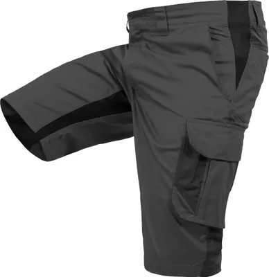 Produktbild von Qualitex kurze Arbeitshose - kurze Herren-Arbeitshose | slim-fit Shorts-Herren | Stretch-Hose - in Farbe: phantom - Herren: 54 - Damen: 48