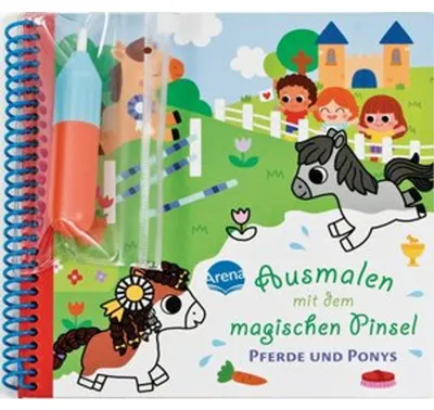 Produktbild von Ausmalen mit dem magischen Pinsel. Pferde und Ponys