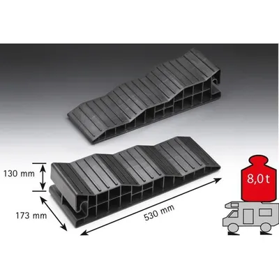 Produktbild von Froli 47064, Schwarz, Deutschland, 530 mm, 130 mm, 1,8 kg, 2 Stück(e)