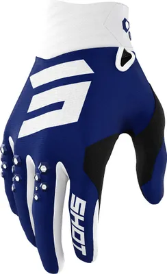 Obrázek produktu pro Rukavice Shot Contact Motocross, modré/bílé, 12