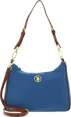 Image de U.S. POLO ASSN. sac à épaule bandoulière sac à épaule Houston Hobo Bag L. Blue / Tan bleu clair