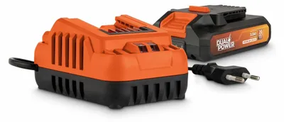 Image de POWERPLUS POWDP90630 - Chargeur 20V/40V 2.0A et batterie 20V LI-ION 3.0Ah