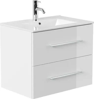 Produktbild von Badmöbel Firenze 70 SoftClose weiss hochglanz : Weiss hochglanz Varianten: Weiss hochglanz