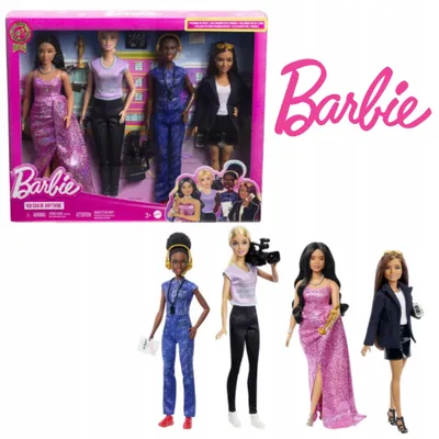 Produktbild von Barbie Karriere I Can Be Film-Puppen-Set 4 Figuren