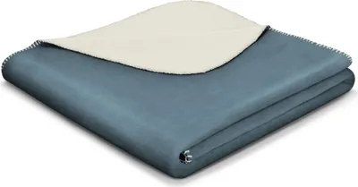 Produktbild von Wohndecke - Blau - Ecru - 150 x 200 cm