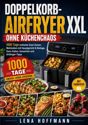 Produktbild von Doppelkorb-Airfryer XXL ohne Küchenchaos