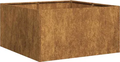 Immagine prodotto di Fioriera Arrugginita 80x80x40 cm in Acciaio Corten