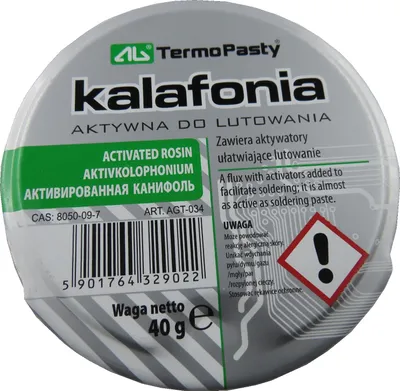 Produktbild von 40 Gramm Kolophonium in Dose | Kolofonium | Löten Flussmittel| Balsamharz | Löthilfe | Streichinstrument