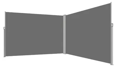 Zdjęcie produktu dla Markiza narożna boczna tarasowa LUARO parawan zwijany 180 x 620 cm szary