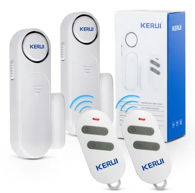 Tür- und Fensteralarm, 120 dB, kabellos, mit Fernbedienung, 3 Modi