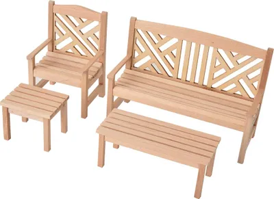 Produktbild von Ungiftiges, geruchloses Miniaturmöbel-Set, Puppenhausmöbel im Maßstab 1:12, für Kinder, Zuhause, Kinder, Mädchen, Jungen