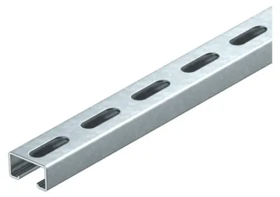 Produktbild von OBO MS4022P2000FT Profilschiene gelocht Schlitzweite 18mm 2000x40x22,5 1121979