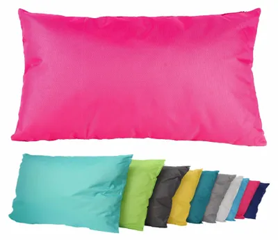 Produktbild von JACK Outdoor Lounge Kissen 30x50cm Dekokissen inkl. Füllung Wasserfest Sitzkissen Garten Stuhl Lotus Effekt, Farbe:Pink