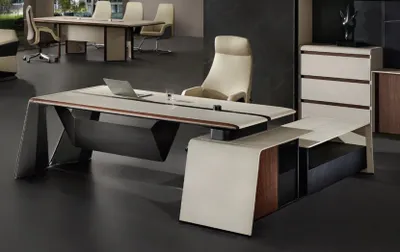 Produktbild von Design Ecktisch Schreibtisch Ecktische Büro Möbel Einrichtung Tische Tisch Neu