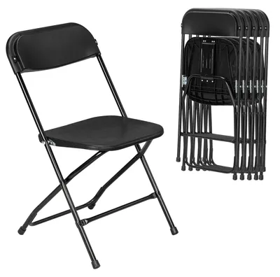 Productafbeelding van Inklapbare Kunststof Stoelen - Opvouwbare Stoelen - Vouwstoelen - Tuinstoelen - Draagbare Stoelen